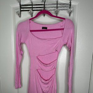 Barbie Pink Naked Wardrobe Cut out Dress